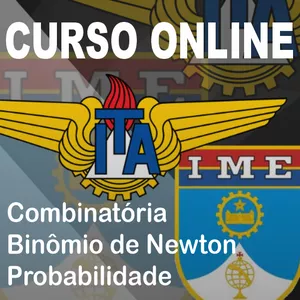 Imagem de capa para o Curso online Curso de Combinatória, Binômio e Probabilidade para ITA e IME