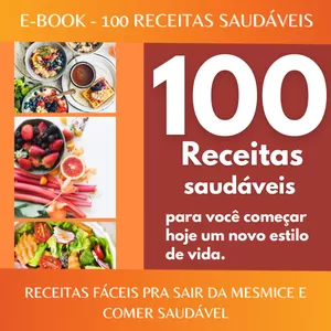 Imagem de capa para o Ebook Receitas Saudáveis