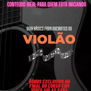 Imagem de capa para o Ebook Guia básico para iniciantes no violão