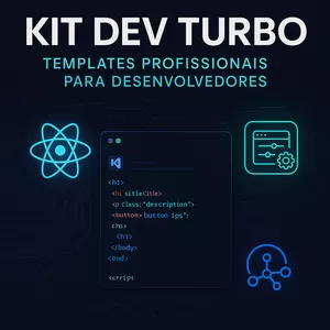 Imagem de capa para o Curso online Kit Dev Turbo – Templates Profissionais para Desenvolvedores