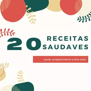 Imagem de capa para o Ebook 20 Receita Saudáveis