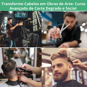 Imagem de capa para o Curso online Curso Barbearia Professional