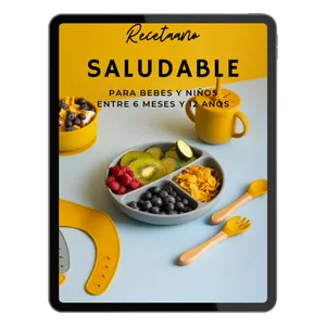 Imagen de portada para Ebook Recetario saludable para bebes y niños entre 6 meses y 12 años