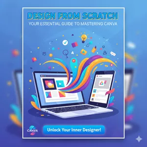 Cover image for Ebook Design From Scratch: Your Essential Guide to Mastering Canva