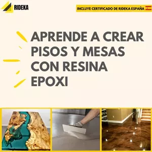 Imagem principal do produto CURSO PISOS Y MESAS EPOXI (curso en oferta)