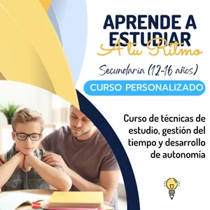 Imagen de portada para Curso online Aprende a estudiar: técnicas de estudio Secundaria
