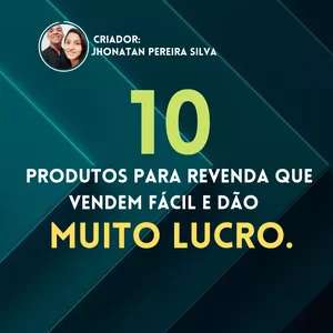 Imagem do curso 10 produtos para revenda que vendem fácil e dão muito lucro 
