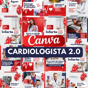 Imagem de capa para o Curso online CANVA CARDIOLOGISTA 2.0