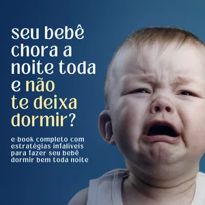 Imagem de capa para o Ebook Método Soninho de Bebê