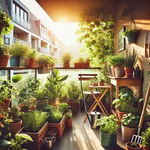 Imagem de capa para o Ebook Horta em casa e apartamento