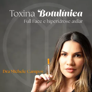 Curso Curso de Toxina Botulínica: Full Face e Hiperidrose Axilar, Plantar e Palmar