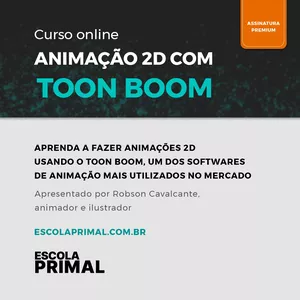 Imagem de capa para o Curso online Animação 2d com Toon Boom