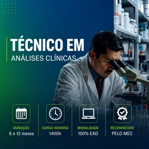 Imagem do curso Curso Técnico em Análises Clínicas