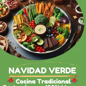 Imagen de portada para Ebook Navidad Verde: Comida Tradicional Costarricense 100 % Vegana