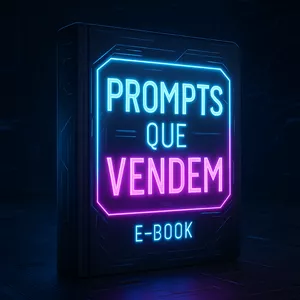 Imagem de capa para o Ebook Prompts que Vendem / Prompts That Sell