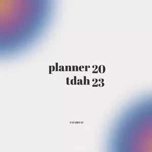 Imagem de capa para o Ebook Planner TDAH 2023