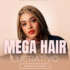 Imagem de capa para o Curso online Lucro Instantâneo com Mega Hair