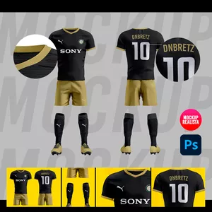 Imagem de capa para o Curso online Mockup Personalizável de Uniforme de Futebol - PSD Editável