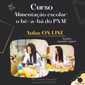 Imagem de capa para o Curso online NUTRIÇÃO ESCOLAR: O BÊ-A-BÁ DO PNAE