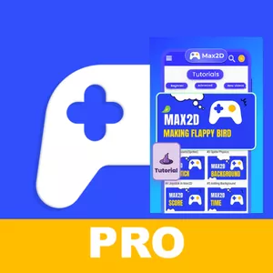 Imagem de capa para o Curso online Curso Max 2D criando meu primeiro jogo pelo android 