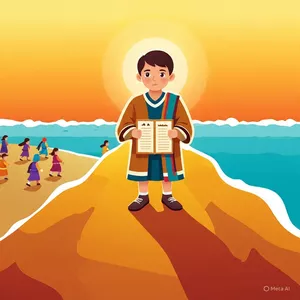 Imagen de portada para Ebook La historia de Moisés para niños