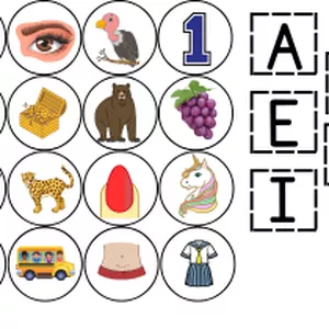 Imagem de capa para o Ebook Jogo das Vogais