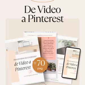 Imagen de portada para Ebook De Video a Pinterest