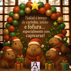 Imagem de capa para o Curso online *PAINEL DE NATAL CAPIVARA ESTRELA*  