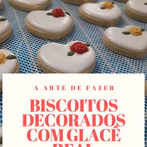 Imagem principal do produto A arte de fazer biscoitos decorados com glacê real 