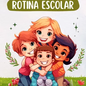Imagem de capa para o Ebook Quadro de Rotina Visual Escolar