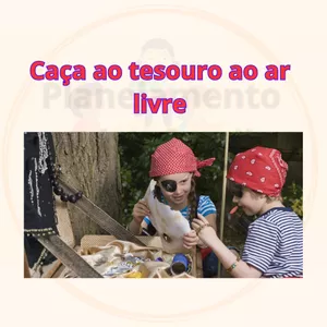 Imagem de capa para o Ebook Caça ao tesouro ao ar livre