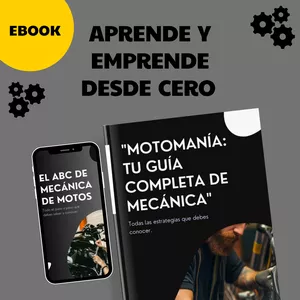 Imagen de portada para Ebook Ebook - "MotoManía: Tu Guía Completa de Mecánica de Motos"