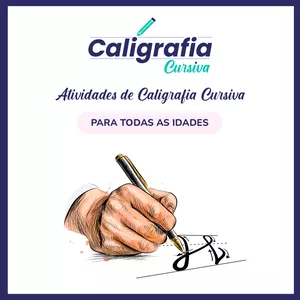 Imagem de capa para o Ebook Caligrafia Cursiva