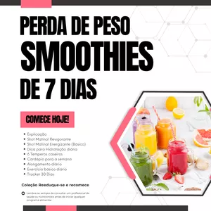 Imagem de capa para o Ebook Perda de Peso com Smoothies - Delicie-se Rumo à Forma Desejada!
