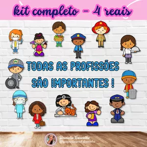 Imagem de capa para o Ebook DIA DO TRABALHO- PROFISSÕES