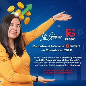 Imagen de portada para Curso online Cambios para Colombia en tu negocio digital con Hotmart 2024