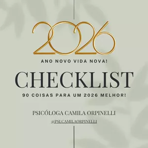 Imagem de capa para o Ebook CHECKLIST - 90 Coisas para um 2026 melhor!
