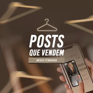 Imagem de capa para o Ebook Posts que vendem - Moda Feminina
