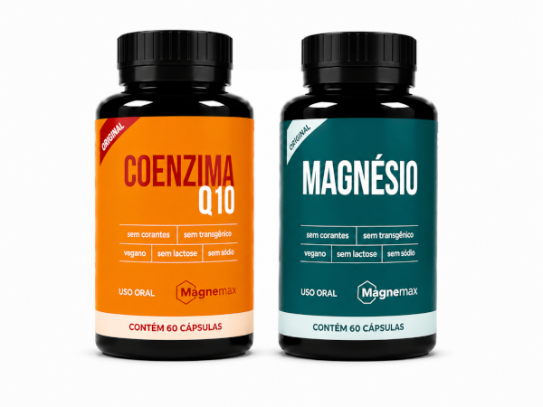 Kit 1 Magnésio Coenzima Q10 60 Cápsulas