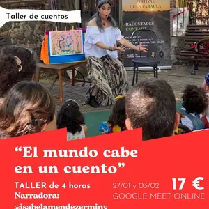 Imagen de portada para Curso online ¡El mundo cabe en un cuento"