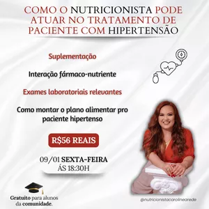 COMO O NUTRICIONISTA PODE ATUAR NO TRATAMENTO DE PACIENTE COM HIPERTENSÃO