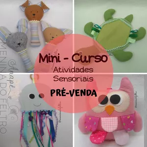 Imagem de capa para o Ebook Mini Curso Atividades Sensoriais - módulo 1