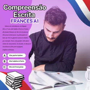Image de couverture pour le Ebook COMPREENSÃO ESCRITA A1
