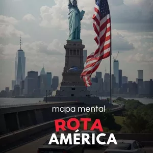 Imagem de capa para o Ebook Mapa Mental Rotas para America