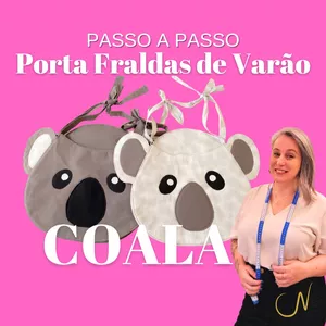 Imagem de capa para o Curso online Porta Fraldas Coala