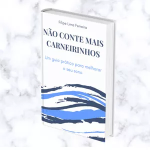 Imagem de capa para o Ebook Não conte mais carneirinhos! Um guia prático para melhorar o seu sono