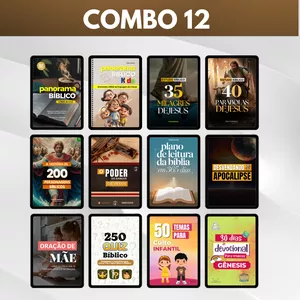 Imagem de capa para o Ebook COMBO 12 - ESTUDO BÍBLICO