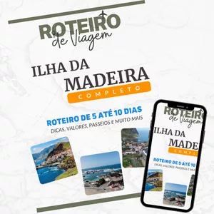 Imagem de capa para o Ebook ROTEIRO DE VIAGEM COMPLETO PARA ILHA DA MADEIRA - PORTUGAL