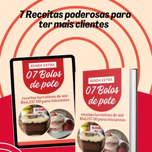 Imagem de capa para o Ebook 7 Receitas Deliciosas de Bolos de Pote