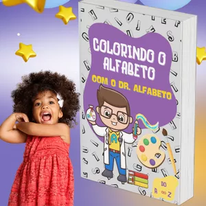 Imagem de capa para o Ebook COLORINDO O ALFABETO